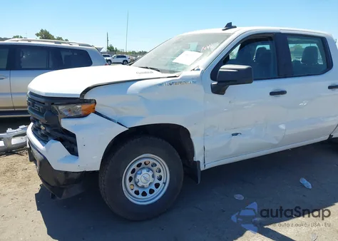 2025 Chevrolet Silverado 1500 4Wd Short Bed Wt from USA, damaged, VIN 1GCPKAEK6SZ314940
